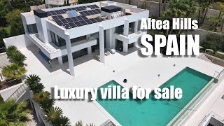 Luxury villa for sale in Altea Hills Spain  Real estate in Spain with a sea view  Villa in Altea [upl. by Pardoes]