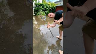 S0472 Unclogging a storm drain after heavy rain in Germany shorts [upl. by Jonathan]