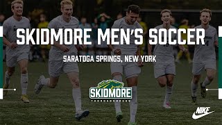 Skidmore Mens Soccer Highlights [upl. by Irtimd]