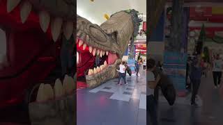 Dinosaur Escalator in Albrook Mall Panama City [upl. by Thgirw]