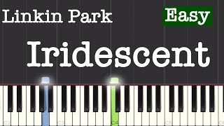 Linkin Park  Iridescent Piano Tutorial  Easy [upl. by Arissa]