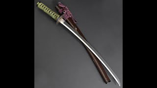 03272 ANTIQUE NIHONTO JAPANESE SAMURAI KATANA SWORD WAKIZASHI SUKESADA 祐定 signed wKOSHIRAE [upl. by Brandea]