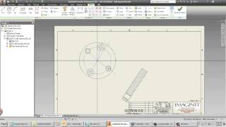 Creating Sections in Inventor Drawings at Odd Angles [upl. by Fidelio382]