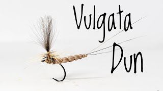 Vulgata Dun  Dry Fly Tying Tutorial [upl. by Nare227]