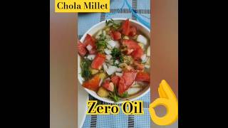 Chola Batura ya Chola Millet Chola with Zero oil🤔healthy tasty milletdishes [upl. by O'Dell]