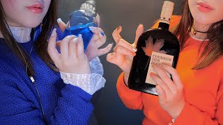 ASMR Which girl is your type😳 Fast vs Slow Tapping Girl [upl. by Riba]