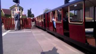 Cleethorpes Coast Light Railway  No 6284 departing Lakeside station  27711 [upl. by Anglim702]