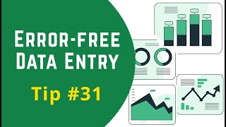 Drop Down Menu for Data Entry  Productivity Tip 31 [upl. by Oeht]