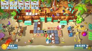 Overcooked 2 SurfnTurf Level 34 3 Players 4 Stars [upl. by Boys]