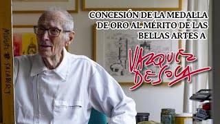 Campaña por la Concesión a la Medalla de Oro al Mérito de las Bellas Artes a Andrés Vázquez de Sola [upl. by Ahseinod173]