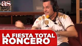 GIRONA 0  REAL MADRID 3  La FIESTA TOTAL de RONCERO de JOSELU a BELLINGHAM como RELIGIÓN  AS [upl. by Ahsik726]