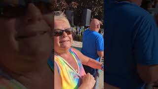 Lady at cheeseburger parade says that she can sound like a siren  2023 [upl. by Helaine392]