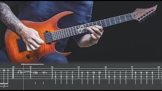 Ola Englund  quotSolar Burstquot HOW TO PLAY  Tab in video [upl. by Socin]