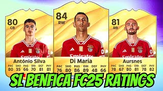 ‘SL BENFICA’ EAFC 25 RATINGS ftDi María António Silva Aursnes amp More FIFA 25 Ratings [upl. by Immac539]