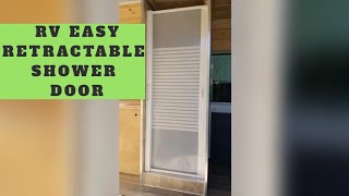 Retractable shower door installation in Sprinter Van [upl. by Batish856]