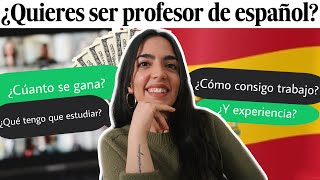 ✅ GUÍA COMPLETA para ser PROFESOR DE ESPAÑOL 2021 webs de trabajo salario lectorados [upl. by Nycila261]