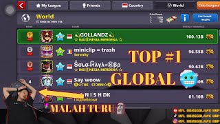 TOP 1 GLOBAL 8 BALL POOL 2024 [upl. by Nosneh837]