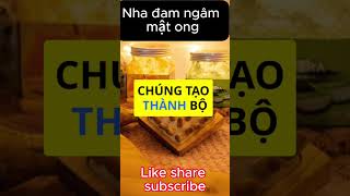 cách làm nha đam mật ong  mật ong pha gì ngon  vuiventoan shortvideo food [upl. by Hallutama]