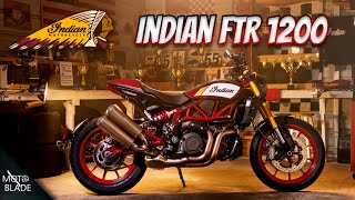 Indian FTR 1200 Carbon Review Is It The Best FlatTrack Motorcycle  MOTOBLADE [upl. by Eeresid518]