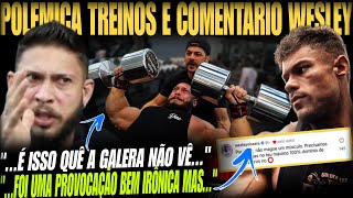 RAMON MANDA A REAL P WESLEY E SOBRE TREINOS COM FAIXA VEJA [upl. by Glennie]