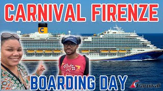 Boarding CARNIVALS newest ship CARNIVAL FIRENZE Ship Tour II Viaggio Sailaway and more [upl. by Durman]