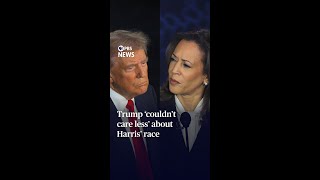 Trump couldnt care less about Harris race [upl. by Perretta]