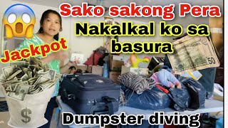 Dumpster diving sako sakong Pera sa basura ang nakal kal ko grabi umaapaw ang swerte ni Inday Roning [upl. by Sapers749]