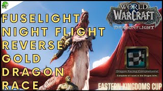 Dragonflight Fuselight Night Flight Reverse Gold Dragon Race [upl. by Nileuqay973]