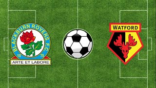 Blackburn vs Watford  EFL Championship 202324  Football Simulation PES 21 [upl. by Innob240]