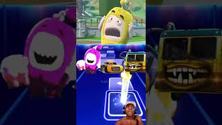 OddBods vs Cruz Ramirez EXE vs Bus Eater x Coffin Dance Tiles Hop shorts [upl. by Aray]