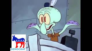 Spongebob portrays USA political parties [upl. by Eltsryk917]