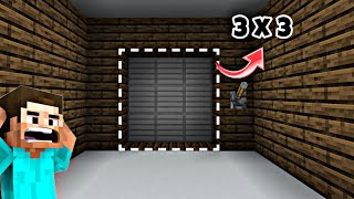 Easiest 3x3 Piston Door In Minecraft 121 BEDROCK [upl. by Jagir]