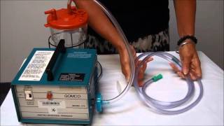 Gastric Suction Machine Set Up [upl. by Llemrej]