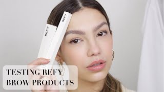 Refy Brow Sculpt  Brow Pencil Review  Is Refy worth the money [upl. by Adnohsirk]