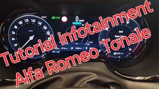 Alfa Romeo Tonale tutorial infotainment [upl. by Atikahc]