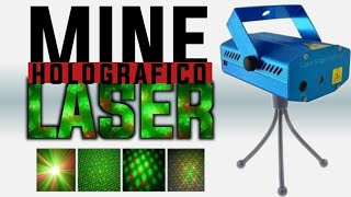 mini laser holografico [upl. by Aurelius488]