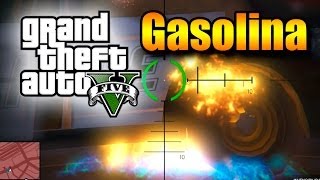 GTA V TRUQUE Como acertar perfeitamente o tanque de gasolina dos carros [upl. by Calia372]