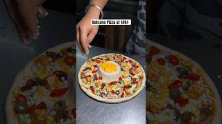 Volcano pizza at 149 😱🥵volcanopizza dominospizza dehlistreetfood youtubeshort trending [upl. by Reinertson]