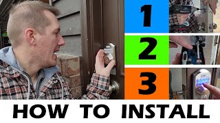 How to  Keyless Door Lock Install [upl. by Karylin]