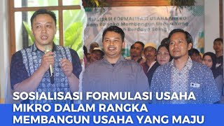 Flog Sosialisasi Formalisasi Usaha Micro [upl. by Imnubulo]