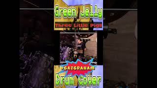 Green Jelly  Three Little Pigs drum cover [upl. by Ujawernalo568]