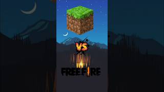 Minecraft Vs Free Fire 🥂🥀  Minecraft X Free fire 😍  viral shorts minecraftedit freefire MCPE [upl. by Frentz950]