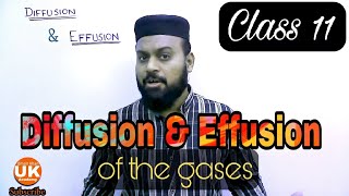 Diffusion and Effusion of gases  Class 11 Chemistry [upl. by Moulton]