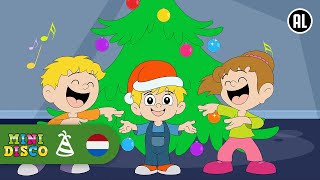 SAMEN TUIGEN WE DE KERSTBOOM OP  Kerstliedjes  Minidisco [upl. by Rovert]