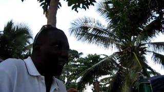 Jacmel Haiti  Dinner at Peace of Mind hotel [upl. by Ynove727]