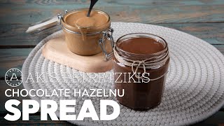 Chocolate Hazelnut Spread  Akis Petretzikis [upl. by Anegal]