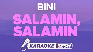 BINI  Salamin Salamin Karaoke [upl. by Kauppi]