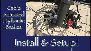 Cable Actuated Hydraulic Brake Calipers  Tinkering Turtle [upl. by Yeldahc]