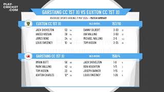 Garstang CC 1st XI v Euxton CC 1st XI [upl. by Cly]