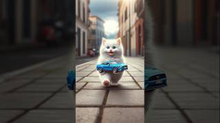 Cat Car Toy Got Stolen 😿 cat kitten cute [upl. by Welby848]